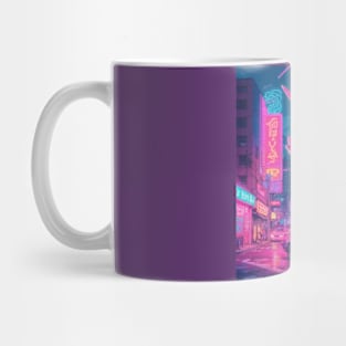 Retrowave Dragon Mug